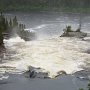 <p align=left>La chute Manitou, deux sentiers permettent de la voir dans toute sa splendeur et sa force.